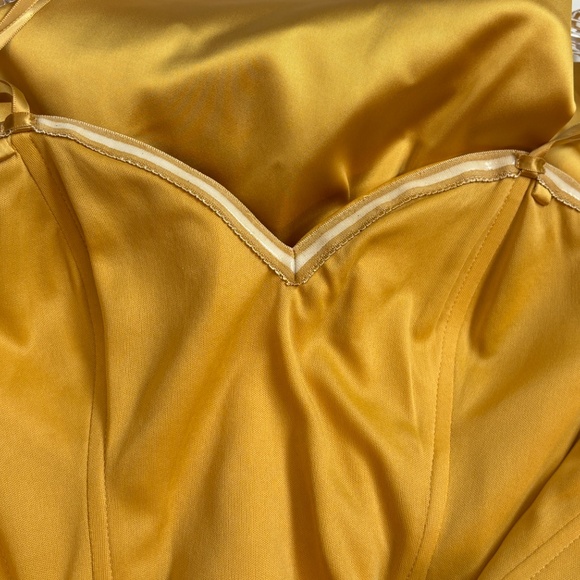 Bariano Victoria Sweetheart Strapless Gold Evening Gown - NWT - Picture 6 of 16